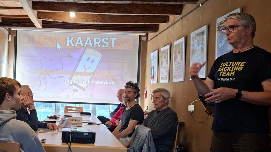 Erster Kaarster DI.DAY - Frank Ahlert beim Opening